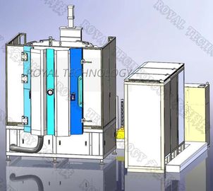 Sistema conductor de la farfulla de la película PVD, máquina de cerámica de la deposición de vacío de la farfulla del cobre de PVD,