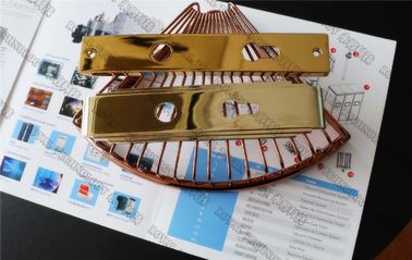 Máquina de la galjanoplastia del ion de los instrumentos de la escritura, máquina de cobre amarillo del chapado en oro de Pvd de la aleación del cinc