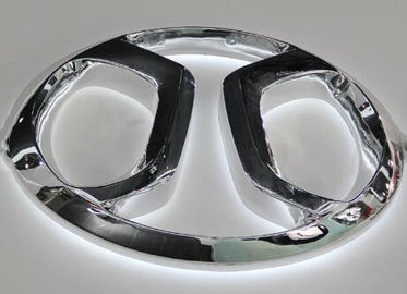 Vacío de acrílico de PVD Chrome que metaliza la máquina para el logotipo de acrílico portátil del coche de la luz de Frontlit LED