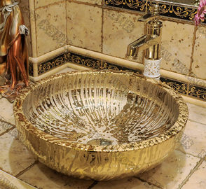 Máquina en los lavabos de cerámica, chapado en oro del chapado en oro del vacío de PVD de la lata de PVD en cerámica