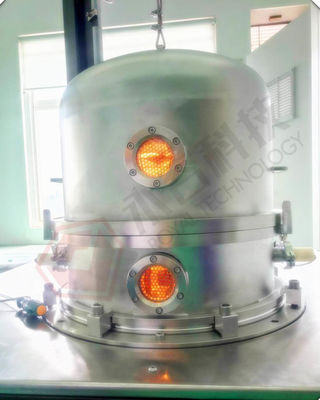 Máquina de capa termal inductiva de la evaporación del crisol de la máquina de la evaporación C60