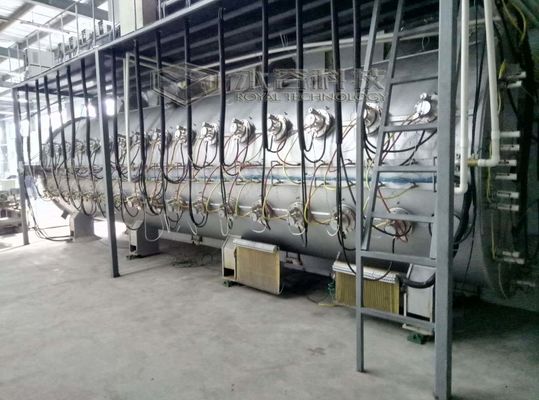 Máquina de capa horizontal del Multi-arco para los tubos y las hojas de los SS, chapado en oro de los SS de los tubos escarpados inoxidables