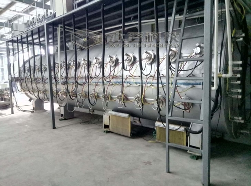 último caso de la compañía sobre RTAC2270- China- Máquina de revestimiento por arco horizontal de gran tamaño para láminas de acero inoxidable