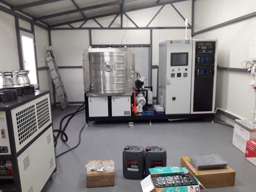 Últimas noticias de la empresa sobre La instalación de PVD del magnetrón de la máquina diseñada enchufable de la farfulla del cliente con nuestra supervisión en línea