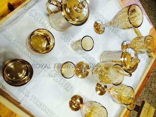 Un buen precio. El vidrio sacude micrones de la película fina de la capa/0,5 - 3 del oro PVD de Rose de servicios de la capa en línea