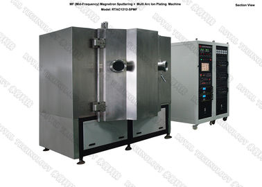 Un buen precio. Máquina mate de la vacuometalización del negro PVD, aleación de cobre amarillo, máquina de capa del tirador de puerta PVD de la aleación del cinc en línea