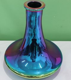 Un buen precio. Galjanoplastia del vacío del cristal, cenicero de cristal, capas de cristal del color del arco iris del shisha PVD en línea