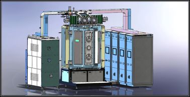 Un buen precio. Equipo de la vacuometalización de la película fina de PECVD DLC, sistema de la deposición de la farfulla del grafito en línea