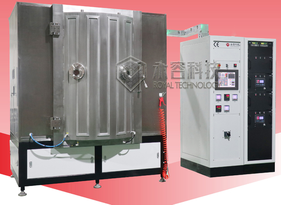 Un buen precio. Máquina de recubrimiento al vacío PVD de pulverización por magnetrón IPG Máquina de pulverización MF azul en línea