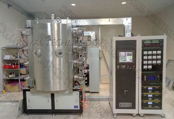 Un buen precio. Máquina de recubrimiento PVD de acero inoxidable, recubrimiento de arco catódico, oro rosa, decoraciones de cobre PVD en línea