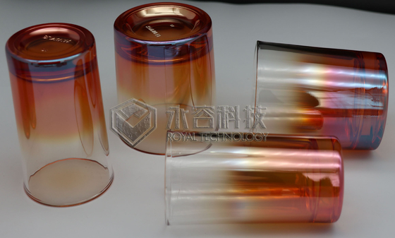 Máquina de recubrimiento de PVD de productos de vidrio de color ámbar Máquina de recubrimiento por evaporación por arco en perlas de vidrio