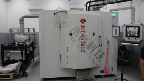 Máquina de revestimiento negro profundo PVD, sistema de deposición por pulverización MF