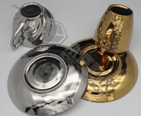 Máquina de revestimiento PVD decorativo para porcelana y cerámica Revestimientos de oro y plata