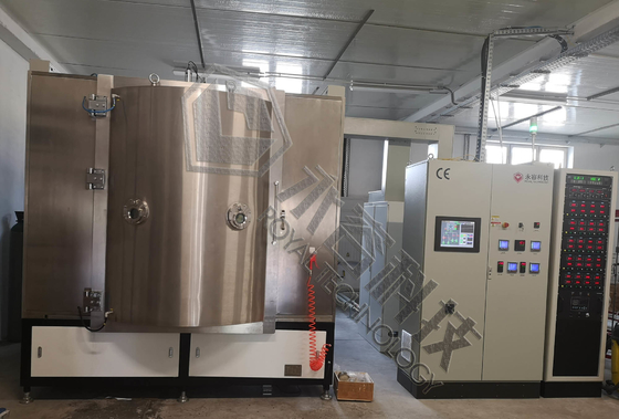 Un buen precio. El grifo de aleación de latón IPG máquina de revestimiento de oro ligero, orientación vertical ZrN equipo de oro en línea