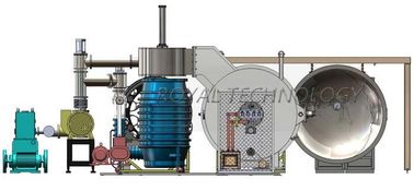 Un buen precio. Vacío de los viseras del casco que metaliza la máquina, bañadora de metalización horizontal en línea