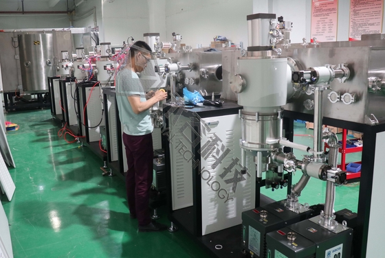 Un buen precio. Sistema de recubrimiento de pulverización en línea, sistema de deposición de pulverización de magnetrón continuo aire a aire en línea
