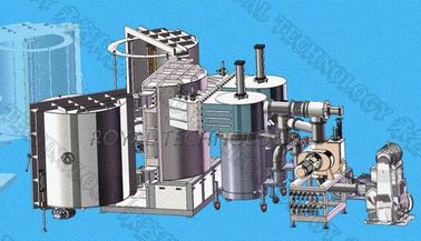 Farfulla del sistema de la deposición de la película fina de PVD y máquina de capa de evaporación termal de la productividad PVD de la vacuometalización alta