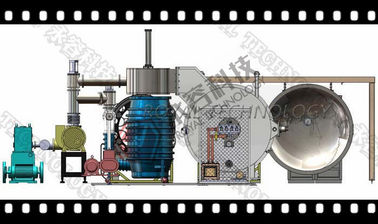 Un buen precio. Alto vacío que metaliza la máquina de capa, magnetrón que farfulla + deposición de la evaporación en línea
