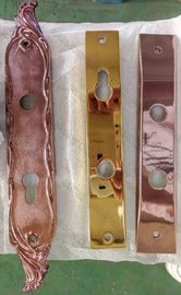Máquina de la galjanoplastia del ion del tirador de puerta del oro de Rose, equipo Titanium de la capa del nitruro PVD