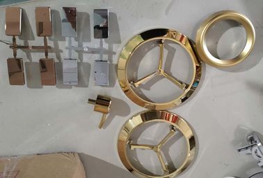 Un buen precio. El plástico del ABS parte el color oro de la galjanoplastia del arco de PVD, servicio plástico de la capa del oro por la galjanoplastia del ion en línea