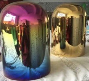 Un buen precio. Servicio de la capa de PVD en el candelero de cristal, capas decorativas de las mercancías de cristal por la galjanoplastia de PVD en línea