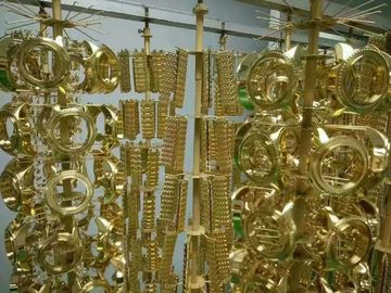 Estañe la capa del oro en la joyería, depositon real en los relojes, capa de la farfulla del oro 24K del oro PVD de la joyería