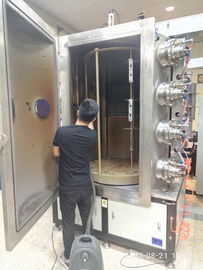 Máquina de capa Titanium del nitruro del vajilla de los SS, sistema de la galjanoplastia del ion del arco de DC, galjanoplastia de cobre del vacío de la película de la resistencia termal