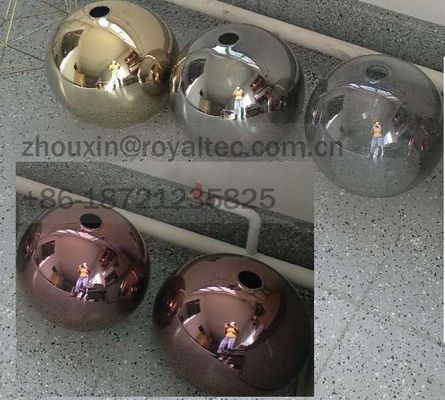 Alambre de metal y lámpara de cristal PVD Plating-RTAC1800A+