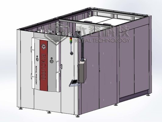 El campo cerrado RTSP1000 desequilibró el sistema PVD certificado CE Ion Plating Machine de la farfulla del magnetrón