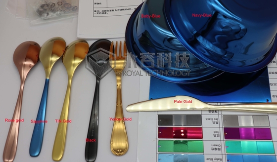 Un buen precio. PVD del oro, del latón, del negro, de Rose Gold, de Chrome, azul, rojo, verde, púrpura y gris en línea