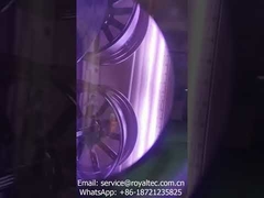 PVD Hard Chrome Plating on Aluminum Wheels, Chrome coating, magnetron sputtering machine