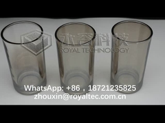 Capa del color del coñac de PVD en la cristalería