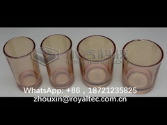 Amber Color ligera en la cristalería