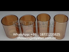 Amber Color oscura en la cristalería