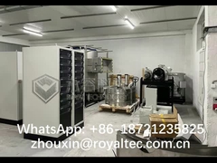 La 2da máquina de PVD construida en la cristalería de Polonia y la capa de cristal de las tazas