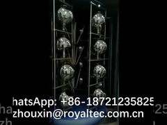 Capa de plata transparente de la lámpara de cristal