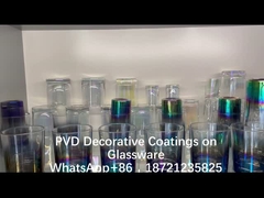 Máquina de recubrimiento de vidrio de alto vacío Sistema de recubrimiento decorativo PVD